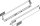 378N5502SA TANDEMBOX antaro Zarge N=68mm, NL=550 mm, seidenweiß