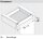 378M3002SA TANDEMBOX antaro Zarge M=83mm, NL=300mm, RAL 9006 weißaluminium
