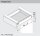 378K4502SA TANDEMBOX antaro Zarge K=115mm, NL=450mm, RAL 9006 weißaluminium
