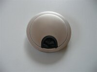 Kabeldurchlass Chrom matt Ø 80mm