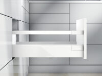 ZRG.587RSIC TANDEMBOX antaro Längsreling, seidenweiß, NL=650mm, links/rechts