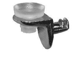 4301.551 Glas-Bodenträger LANO ø 5mm vernickelt