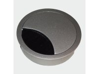 Kabeldurchlass Weißaluminium RAL 9006 Ø 80mm