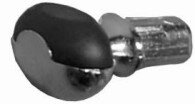 4300.085 Glas-Bodenträger TOP ø 5mm vernickelt