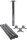 4616.272 Set Tischbeine 710 mm Inbus D 60 mm Edelstahl Finish