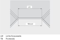 79B9698 CLIP top BLUMOTION Winkelscharnier 45° I, halbaufschlagend, Topf: INSERTA