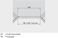 79B3558 CLIP top BLUMOTION Winkelscharnier 45° II, aufschlagend, Topf: Schrauben