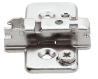 CLIP Montageplatte, 3 mm, Stahl, Spax-Schrauben, HV:...