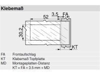 70T4568CS CRISTALLO Topfplatte für...