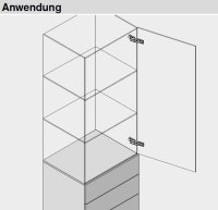 CRISTALLO-Montageplatte, zum Kleben, für Glas- und...