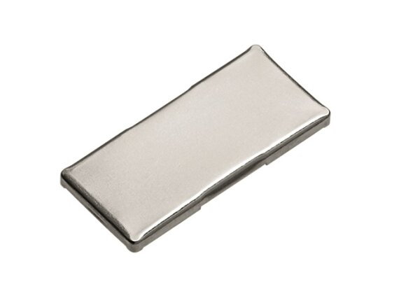 CLIP Abdeckkappe bombiert, für MB CRISTALLO, 0-Einsprung, dünne Türen, vernickelt, 70.4503