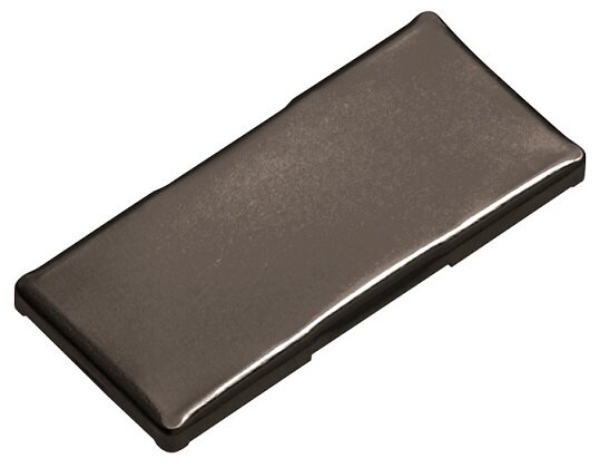 70.4503 onyx CLIP Abdeckkappe bombiert, für MB CRISTALLO, 0-Einsprung, dünne Türen