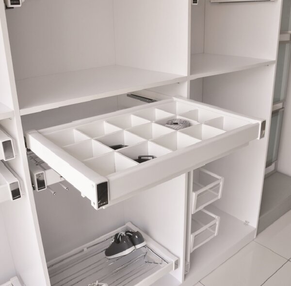 S-6717 Krawatten-, Gürtel- Aufbewahrungs - System 800mm