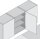 71M2580 CLIP top Standardscharnier 100°, gerade, mit Feder, Topf: Einpressen