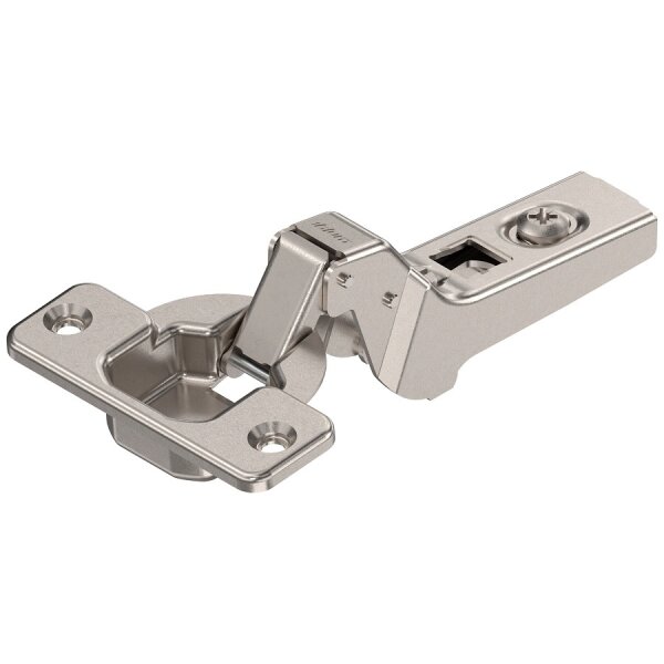 71M2750 CLIP top Standardscharnier 100°, hochgekröpft, mit Feder, Topf: Schrauben