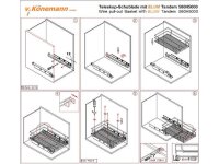Teleskopschublade, XXL-Korb, KB 400 mm, Tiefe 500mm, mit BLUM TANDEM Blumotion Softclose-System