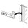 71T970A.22 CLIP top Alurahmenscharnier 95°, Innenanschlag, mit Feder, Topf: Klemmen