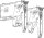 22K2910 AVENTOS HK top Hochklappe, Kraftspeicher, LF=3200-9000 (bei 2 Stück), für SERVO-DRIVE geeignet, Systemschrauben, 22K2910