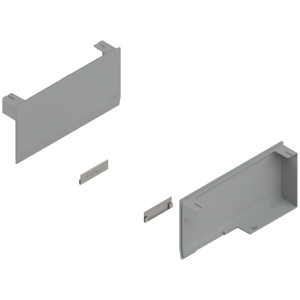 22K8000 Aventos HK top Hochklappe, Abdeckkappenset links/rechts helllgrau 22K8000 35