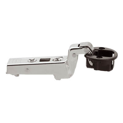 75T4300 CLIP top Glastürscharnier 94°, hochgekröpft, mit Feder, Topf: Schrauben
