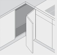 CLIP top 60° Eckschrank-Falttürscharnier, mit...