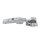 78A9454.T CLIP top Winkelscharnier +15° III, max. aufschlagend, ohne Feder, Topf: Schrauben