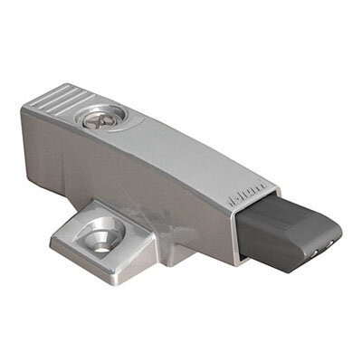 BLUMOTION in Adapterplatte, kreuz (37/32), Zink, Spax-Schrauben, Bauhöhe: 25 mm