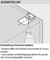 65.5300 Anschlagwinkel AVENTOS HF, CLIP top...