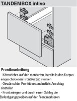 ZML.3510/3580/1500/1510 Körnerlehre für Frontbefestigung TANDEMBOX, METABOX