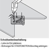 ZML.0330 Bohrlehre für SPACE CORNER mit...