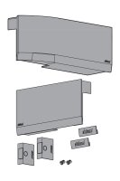 AVENTOS HK top Hochklappe, Abdeckkappenset, inkl. Auslöseschalter, li/re, für SERVO-DRIVE seidenweiß 23K8000