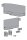 AVENTOS HK top Hochklappe, Abdeckkappenset, inkl. Auslöseschalter, li/re, für SERVO-DRIVE seidenweiß 23K8000