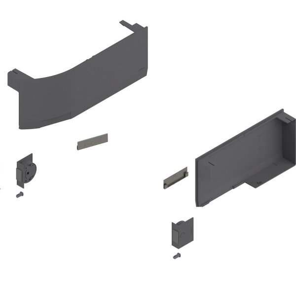 AVENTOS HK top Hochklappe, Abdeckkappenset, inkl. Auslöseschalter, li/re, für SERVO-DRIVE tiefgrau 23K8000