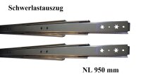 Set Kugelvollauszug Teleskopauszug Schwerlastauszug bis...
