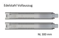 Edelstahl Kugelvollauszug Teleskopauszug bis 50 kg, 47 kg...