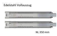 Edelstahl Kugelvollauszug Teleskopauszug bis 50 kg, 50 kg...
