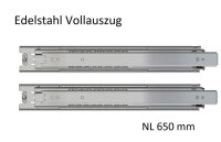 Edelstahl Kugelvollauszug Teleskopauszug bis 50 kg, 36 kg...