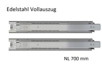 Edelstahl Kugelvollauszug Teleskopauszug bis 50 kg, 31 kg...