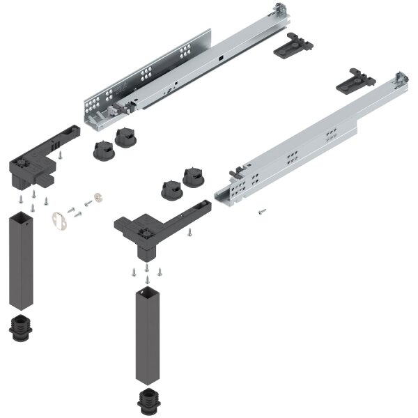 Z95.4600 SPACE STEP Set, Kunststoff / Stahl, NL=460 mm