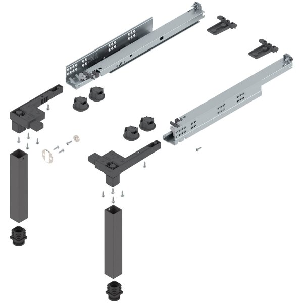 Z95.4100 SPACE STEP Set, Kunststoff / Stahl, NL=410 mm