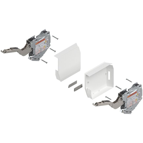 20K2C00.06 AVENTOS HK-S Hochklappe Kraftspeicher, LF=400-1000 (bei 2 St.) inkl. ADK seidenweiß 20K2C00.06 12