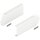 Abdeckkappen-Set AVENTOS HF seidenweiß, 20F8020 12