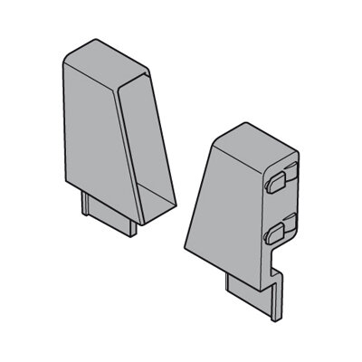 Z30N0002.6Z TANDEMBOX Adapter für Spülenzarge, Höhe N=81,5 mm, für Holz-/Stahlrückwand, li/re