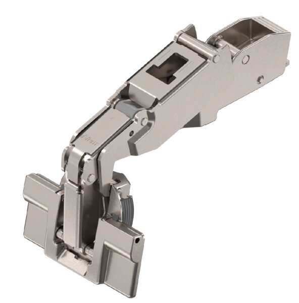 70T6640BTL CLIP top Weitwinkelscharnier 170°, 9,5 mm gekröpft, ohne Feder, Topf: Inserta