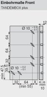Z96.10E1 TANDEMBOX/LEGRABOX/MERIVOBOX Front-/Bodenstabilisierung, EXPANDO