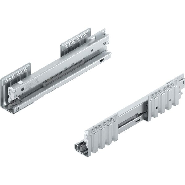 450.2701B MERIVOBOX Korpusschiene BLUMOTION/TIP-ON BLUMOTION, Vollauszug, 40kg, NL 270mm, links/rechts
