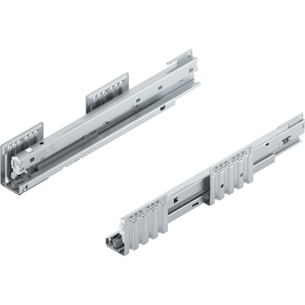 450.3501B MERIVOBOX Korpusschiene BLUMOTION/TIP-ON BLUMOTION, Vollauszug, 40kg, NL 350mm, links/rechts