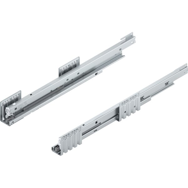 450.5001B MERIVOBOX Korpusschiene BLUMOTION/TIP-ON BLUMOTION, Vollauszug, 40kg, NL 500mm, links/rechts