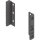 ZB4K000S MERIVOBOX Holzrückwandhalter, Höhe K (146 mm), links/rechts, oriongrau