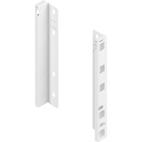 ZB4E000S MERIVOBOX Holzrückwandhalter, Höhe E (209 mm), links/rechts, seidenweiß